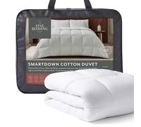 The Fine Bedding Company SmartDown - Edredón de algodón tamaño King 10,5 TOG, para Todas Las Estaciones