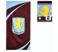 The Gift Scholars Aston Villa - Toalla de Playa con Licencia Oficial 100% algodón, Grande, 140 x 70 cm, Piscina