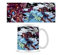 The legend of zelda taza de cerámica con texto en inglés breath of t