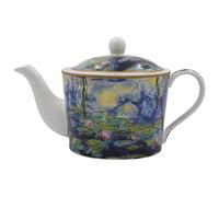 The Leonardo Collection Claude Monet Monet - Tetera para cocina, bonitos accesorios de cocina para el hogar, sin colador de té para uso diario, teteras duraderas para el hogar y la oficina