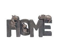 The Leonardo Collection Happy Hippo - Figuras y Adornos para decoración del hogar y la Oficina, Accesorios Decorativos para Interiores y Exteriores, Bonitos Regalos para Mujeres y Hombres