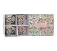 The Leonardo Collection William Morris Lustre Strawberry Thief Tazas para el hogar y la cocina | Tazas de nuevo diseño para té y café | Bonita taza para hombres y regalos de cumpleaños para mujeres