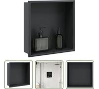 The Living Store. Alfombrilla antideslizante, color mate, 32x32x9 cm, acero inoxidable
