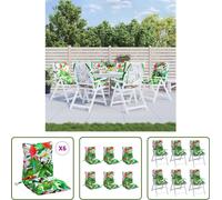 The Living Store: Cojines para sillones reclinables, juego de 6 unidades, tejido Oxford multicolor
