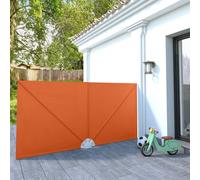 The Living Store: Panel lateral plegable para terrazas, color terracota, 300 x 150 cm