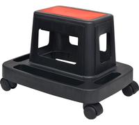 The Living Store: Taburete con ruedas para taller, con espacio de almacenamiento y compartimentos. Capacidad máxima: 150 kg