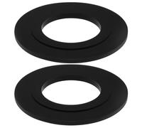 The Lord of the Tools 2PCS Sello de Arandela de Goma Diámetro Exterior 54 Mm Diámetro Interior 28 Mm Sello de Válvula de Descarga de Inodoro para Válvula de Descarga Cisterna de Inodoro Sifón Negro