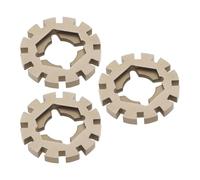 The Lord of the Tools 3 Pz Adaptador de Eje de Herramienta Oscilante de Compatible con Bosch Compatible con Fein Compatible con Multimaster Compatible con Makita Adaptador de Vástago de 25,1 X 3,1 Mm