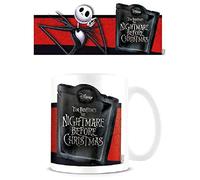 The Nightmare Before Christmas Pesadilla Antes de Navidad Jack Bandera Taza de cerámica, Multicolor
