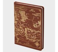 The Noble Collection Cuaderno El Señor de los Anillos - Mapa de la Tierra Media A5 Marrón Niños