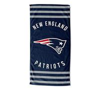 THE NORTHWEST COMPANY New England Patriots - Toalla de Playa a Rayas (30 x 60 cm)