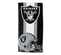 The Northwest Company NFL Las Vegas Raiders Zone Read Toalla de Playa, 30 Pulgadas x 60\