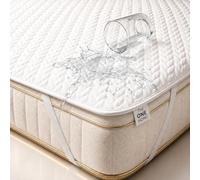 THE ONE HOME Protector Colchon 160 x 190/200 cm Impermeable Transpirable | Cubre Colchón de 4 Esquinas Elásticas, Funda Colchón Sin Plástico y Sin Ruido, Antiácaros, Hasta 30 cm, Lavar 40°C