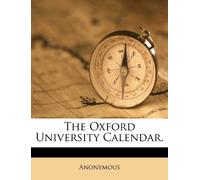 The Oxford University Calendar.