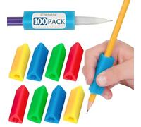 The Pencil Grip - Agarre triangular clásico, soporte para lápices, ayuda ergonómica para escritura, empuñaduras para lápices para escritura a mano de niños, perfecto para usuarios diestros o zurdos,