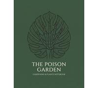 The Poison Garden: 8" x 10" Lined Plant Journal & Allotment Log | Gothic Monstera Leaf Skeleton Gift