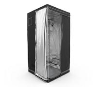 The Pure Factory | Armario de Cultivo Medio | Pure Tent Vers 2.0 | 80X80X180 cm | Ideal para Cultivo Interior de Plantas | Control de Luz Efectivo | Lona Impermeable | Estructura de Ventilación