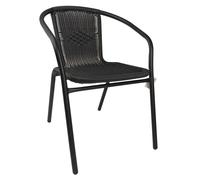 The Secret Home - Conjunto de 1, 2 o 4 Sillas de Jardín - Asiento en Metal y Polietileno/Tela para Exteriores - Ideal para Jardín, Balcón o Terraza - Varios Modelos