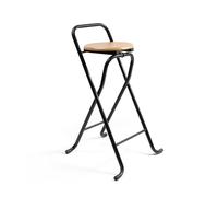 The Secret Home - Pack de 1, 2, 4 y 6 Taburetes Plegables con Respaldo de Metal y Madera - Varios Modelos - Alto 80 cm x Ancho 45 cm - Silla Plegable para Cocina y Barra Model 2