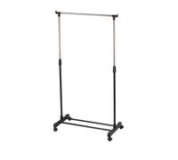 The Secret Home Perchero Ajustable de Metal con Ruedas - Extensible para Ropa - Organizador para Dormitorio