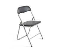 The Secret Home - Silla Plegable Acolchada - Asiento Auxiliar - Ideal para Cocina, Comedor, Salón, Dormitorio - 44x46x79 Cm - Cómoda y Resistente