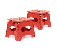 The Secret Home - Taburetes Plegables Multiusos (Pack de 2) - Escalera Antideslizante