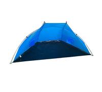 The Secret Home - Tienda de Playa - Alto. 100 cm x Largo. 220 cm x Ancho. 110 cm - Cortavientos Plegable en Color Azul - Tienda Portátil con Bolsa de Transporte - Ideal para Playa