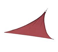 The Secret Home - Toldo Vela Triangular para Exteriores - 5x5 m - Color Granate - Toldo de Sombra Impermeable - Protección UV para Jardín, Terraza, Patio, Exteriores