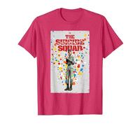 The Suicide Squad Polkadot Man Poster Camiseta, Hombre, Rojo Jaspeado, L