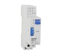Theben 0080002 ELPA 8 minutero de Escalera electromecánico | 1-7 min, 300 W LED, 3/4 hilos, rearmable tras 30 s, consumo en reposo 0 W, selector de luz permanente, carga de neón 50 mA