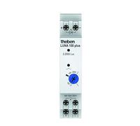 Theben 1080910 - Luna 108 Plus AL - Montaje en Superficie - Interruptor crepuscular analógico - Sensor de luz Incluido - Retardo de conexión y desconexión Fijo - Carril DIN