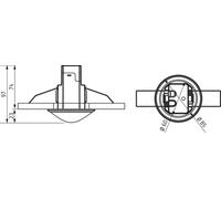 THEBEN AG. Detector de presencia Theben wei theRonda S360-100 DE WH. Modelo para instalación: 2080560