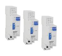 Theben multipack 0080002 ELPA 8 3 unidades minutero de escalera | 1-7 min, 300 W LED, 3/4 hilos, rearmable tras 30 s, consumo en reposo 0 W, selector de luz permanente, pack 3 unidades