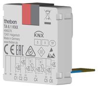 Theben TA 6.1 KNX: Interfaz de 6 pulsadores, entrada binaria, Data Secure. Número de artículo: 4969276
