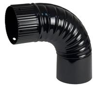 Theca Codo 90º Acero Vitrificado para Estufa y Chimenea Modular - Ø 120 Mm Resistente a Altas Temperaturas