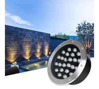 THEGA Foco LED Empotrable Para Exteriores - Luces LED Para Jardines AC85-265V - Lámpara De Jardín Empotrable, Luces De Jardín Exteriores Impermeables IP66, Foco Subterráneo(White,24W)