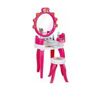 Theo Klein Barbie - Juego de muebles en miniatura para estudio de belleza, color rosa