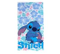 Theonoi Disney Lilo & Stitch Toalla de playa para niños 70 x 140 cm - Toalla de baño de microfibra súper absorbente y de secado rápido - Toalla de viaje y de ducha repelente a la arena para niños y