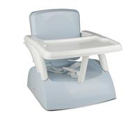 THERMOBABY YEEHOP - Elevador de silla infantil 2 en 1 - 18 meses - Arnés de seguridad de 3 puntos - Tableta extraíble - Flor azul