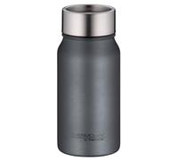 THERMOcafé by THERMOS Taza térmica TC DRINKING MUG gris mate, 0,35 l, de acero inoxidable, taza de café para llevar, a prueba de fugas, 8 horas caliente durante 16 horas fría, apta para lavavajillas,