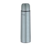 THERMOcafé by THERMOS TC BEVERAGE BOTTLE Ice Blue Mat - Termo con vaso de acero inoxidable (0,70 l, 12 horas de calor y 24 horas de frío, a prueba de fugas, para escuela, viajes y oficinas)