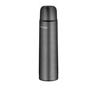 THERMOcafé by THERMOS TC BEVERAGE BOTTLE Stone Grey Mat - Termo con vaso de acero inoxidable (0,70 l, 12 horas de calor y 24 horas de frío, a prueba de fugas, para escuela, viajes y oficinas)