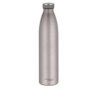 THERMOcafé by THERMOS TC BOTTLE Rose mat - Termo de acero inoxidable (1,00 L, resistente al carbono, 12 horas de calor, 24 horas de frío, a prueba de fugas, para la escuela, viajes y oficinas)
