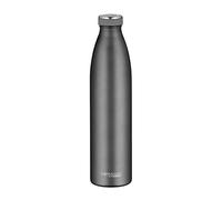 THERMOcafé by THERMOS TC BOTTLE Stone Grey mat - Termo de acero inoxidable (1,00 L, resistente al gas, 12 horas de calor 24 h, a prueba de fugas, para escuela, viajes y oficinas)