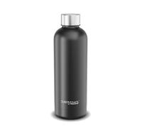 THERMOcafé by THERMOS TC Daily Bottle Black Mat - Termo de acero inoxidable (0,50 L, resistente al carbono, 6 horas de calor y 12 horas de frío, totalmente hermético, para escuela, viajes y oficinas)