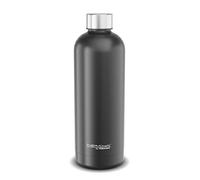 THERMOcafé by THERMOS TC Daily Bottle - Botella térmica de acero inoxidable con estera negra de 0,70 L, a prueba de carbonatos, 6 horas de calor y 12 horas de frío, completamente a prueba de fugas