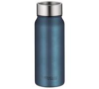 THERMOcafé by THERMOS TC DRINKING MUG Blue mat 0,50 l, taza térmica de acero inoxidable, taza de café para llevar, a prueba de fugas, 9 horas caliente 18 horas frío, apto para lavavajillas, sin BPA