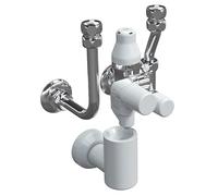 Thermoflow Grupo de seguridad con válvula reductora de presión | SGKV40 1/2" | Grupo de seguridad para depósito de agua caliente con válvula de cierre y válvula antirretorno