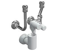 Thermoflow Grupo de seguridad sin válvula reductora de presión | SGKV30 1/2" | Grupo de seguridad para depósito de agua caliente con válvula de cierre y válvula antirretorno