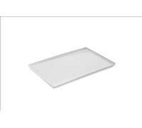 thermohauser Bandeja para servir de melamina, color blanco, 42,0 x 28,0 cm